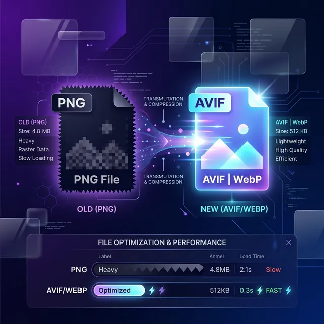 WebP vs PNG vs AVIF: Pick the Wrong Format, Tank LCP
